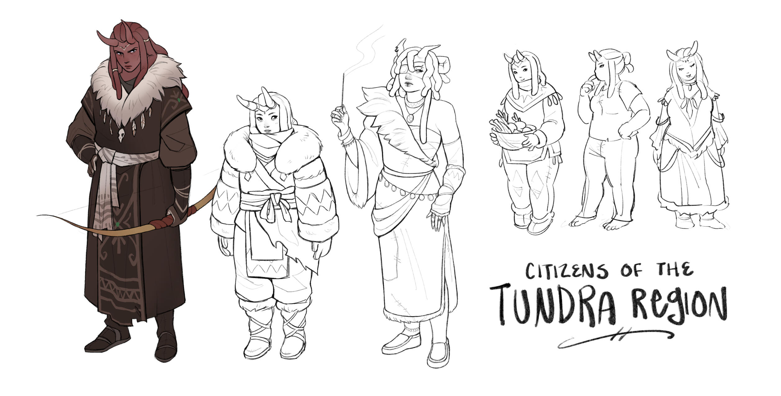 Fashion exploration of original characters